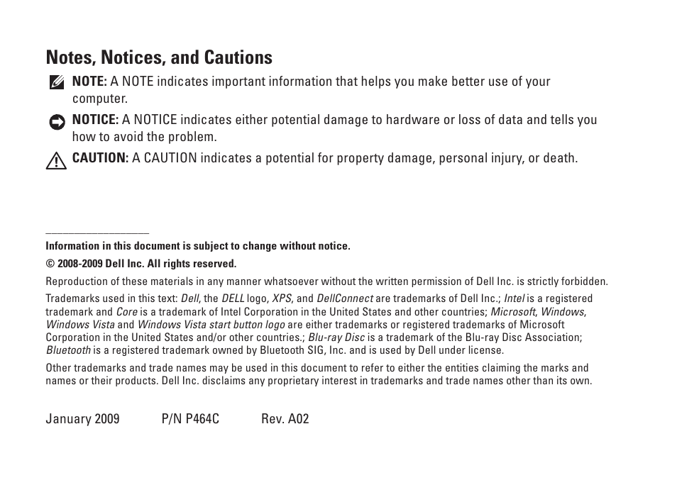 Dell Studio XPS M1340 (Mid 2010) User Manual | Page 4 / 74