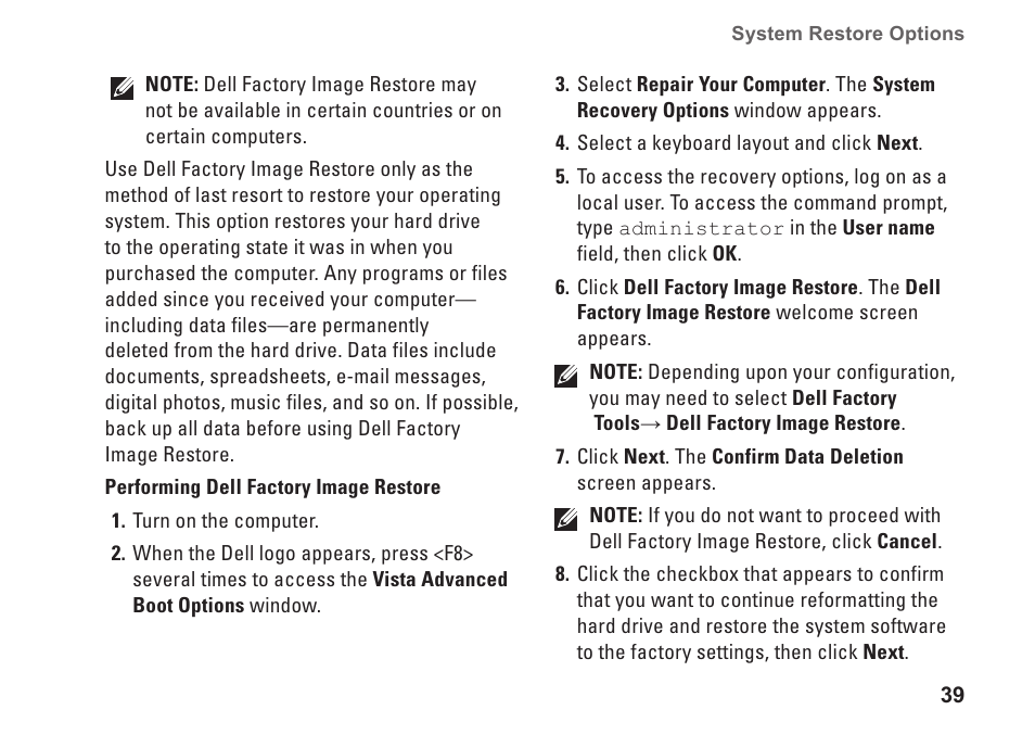 Dell Studio XPS M1340 (Mid 2010) User Manual | Page 41 / 74