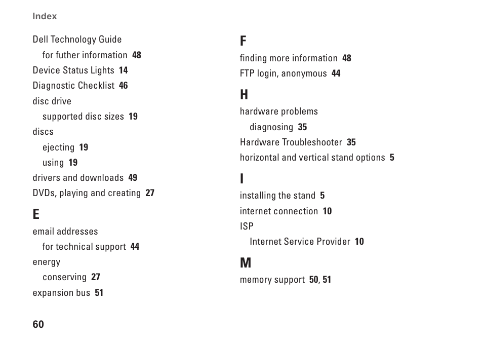 Dell Studio XPS M1340 (Mid 2010) User Manual | Page 62 / 74