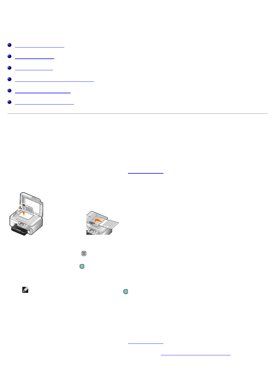 Copying, Copying documents | Dell 968 All In One Photo Printer User Manual | Page 150 / 181