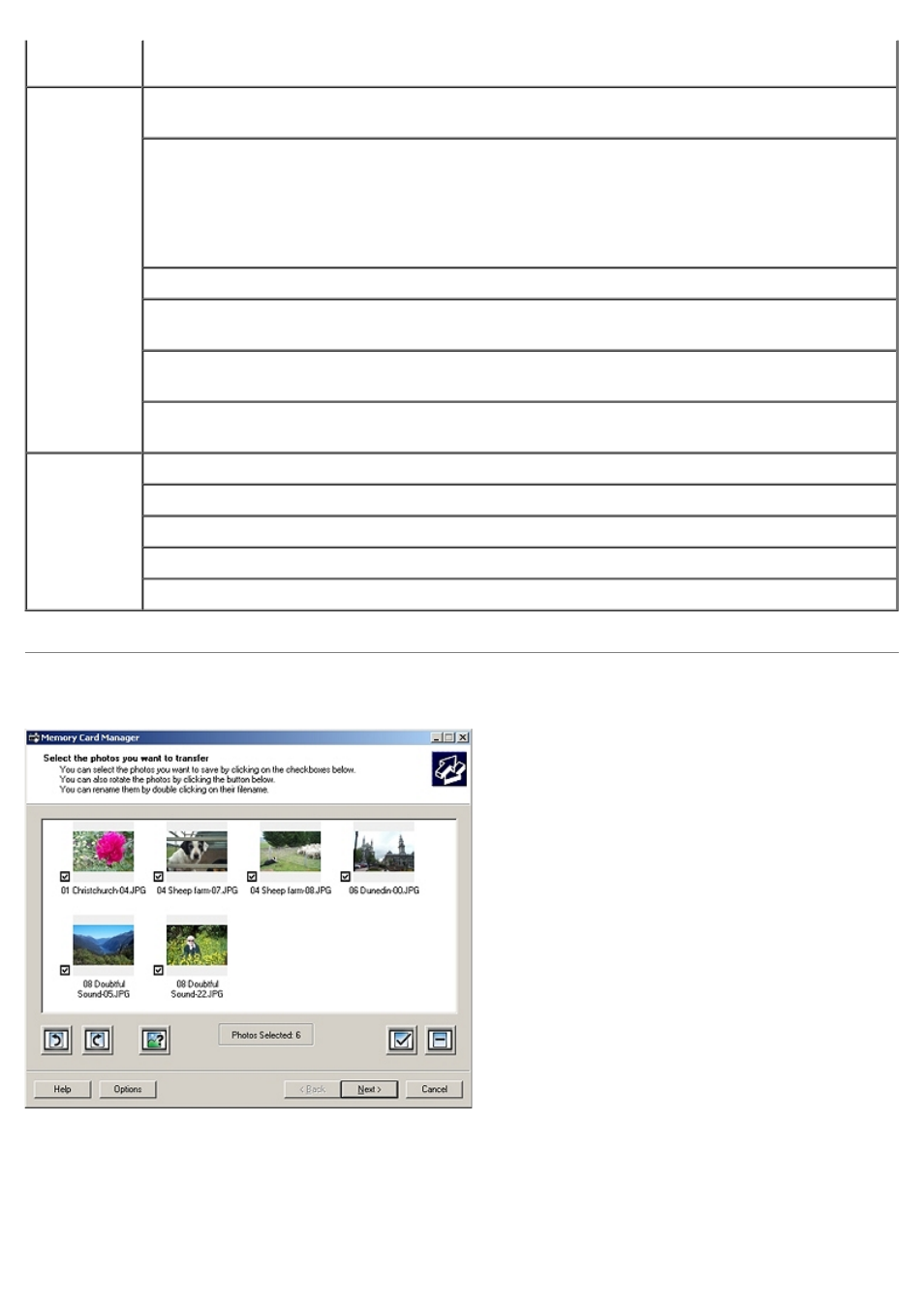 Using memory card manager | Dell 968 All In One Photo Printer User Manual | Page 36 / 181