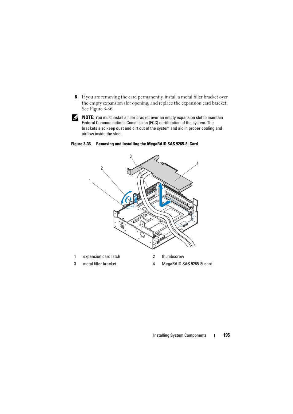 See figure 3-36 | Dell PowerEdge C8000 User Manual | Page 195 / 386