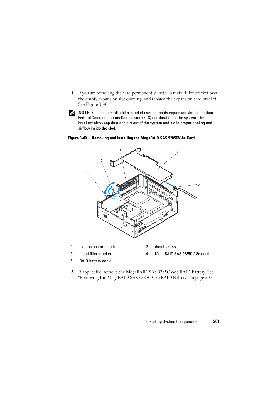See figure 3-40 | Dell PowerEdge C8000 User Manual | Page 201 / 386