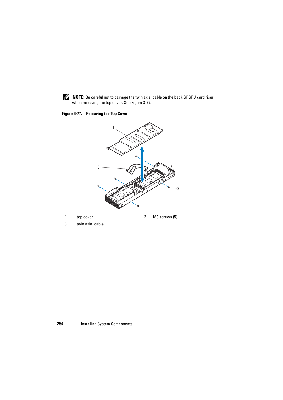 Figure 3-77, See figure 3-77 | Dell PowerEdge C8000 User Manual | Page 254 / 386