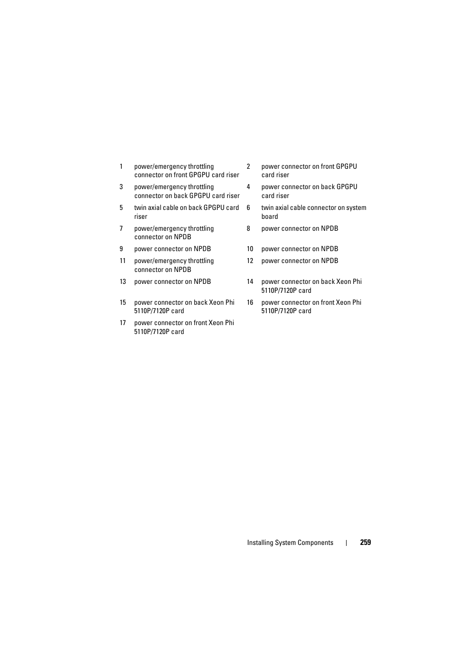 Dell PowerEdge C8000 User Manual | Page 259 / 386