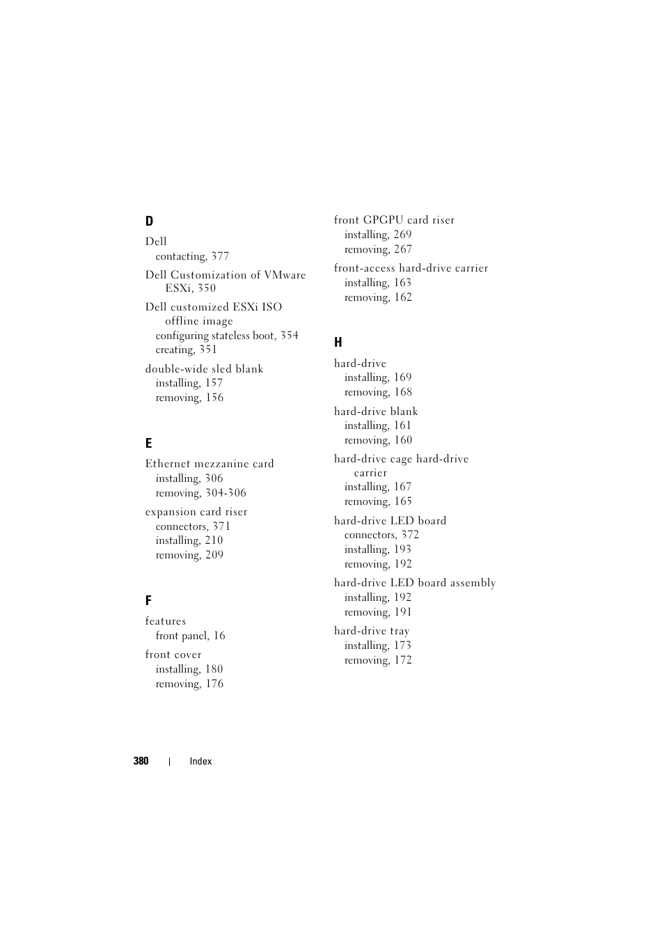 Dell PowerEdge C8000 User Manual | Page 380 / 386