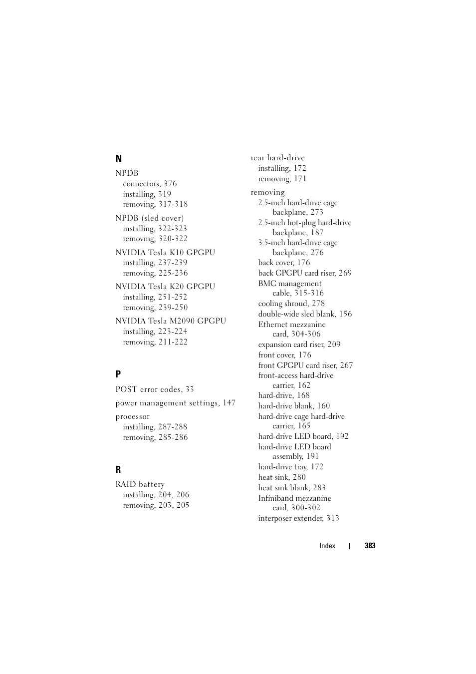 Dell PowerEdge C8000 User Manual | Page 383 / 386