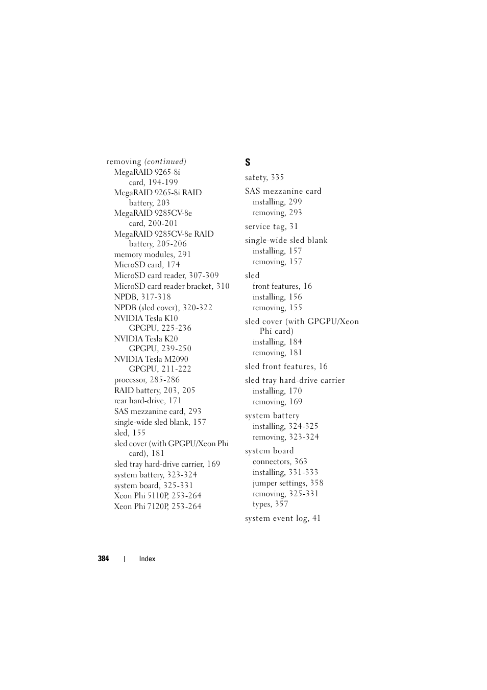 Dell PowerEdge C8000 User Manual | Page 384 / 386