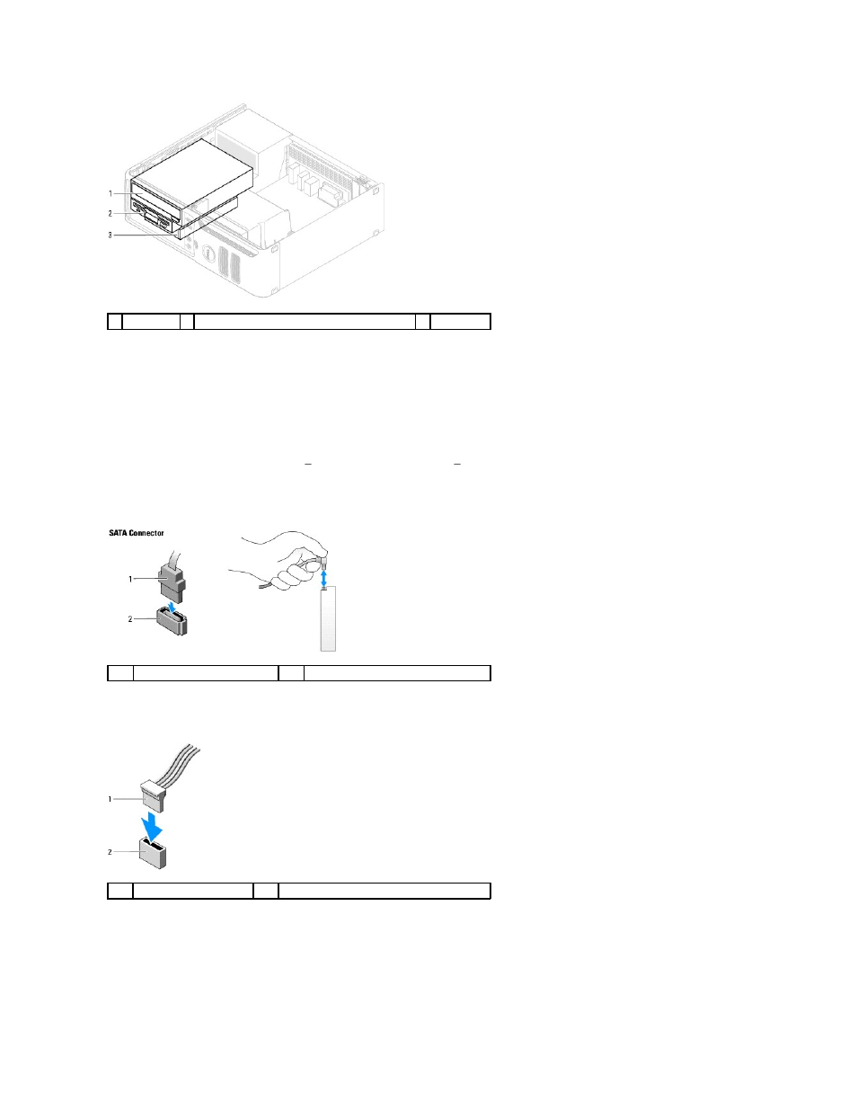 General installation guidelines, Drive interface connectors, Power cable connector | Connecting and disconnecting drive cables | Dell Dimension C521 User Manual | Page 15 / 50