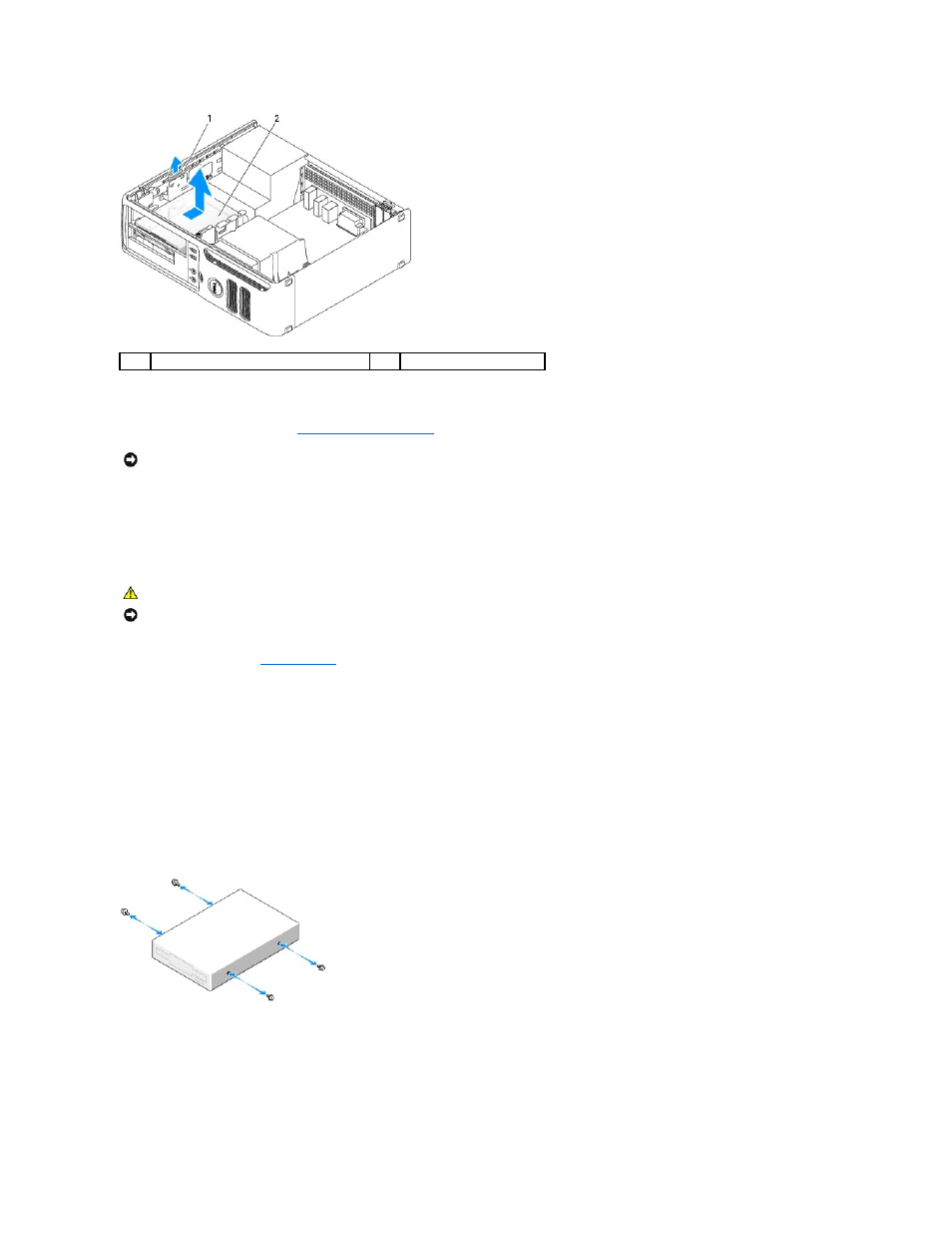 Installing a floppy drive | Dell Dimension C521 User Manual | Page 18 / 50