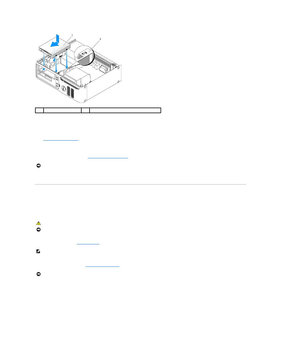 Media card reader, Removing a media card reader | Dell Dimension C521 User Manual | Page 19 / 50