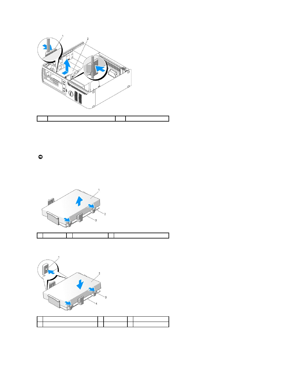 Installing a hard drive | Dell Dimension C521 User Manual | Page 22 / 50