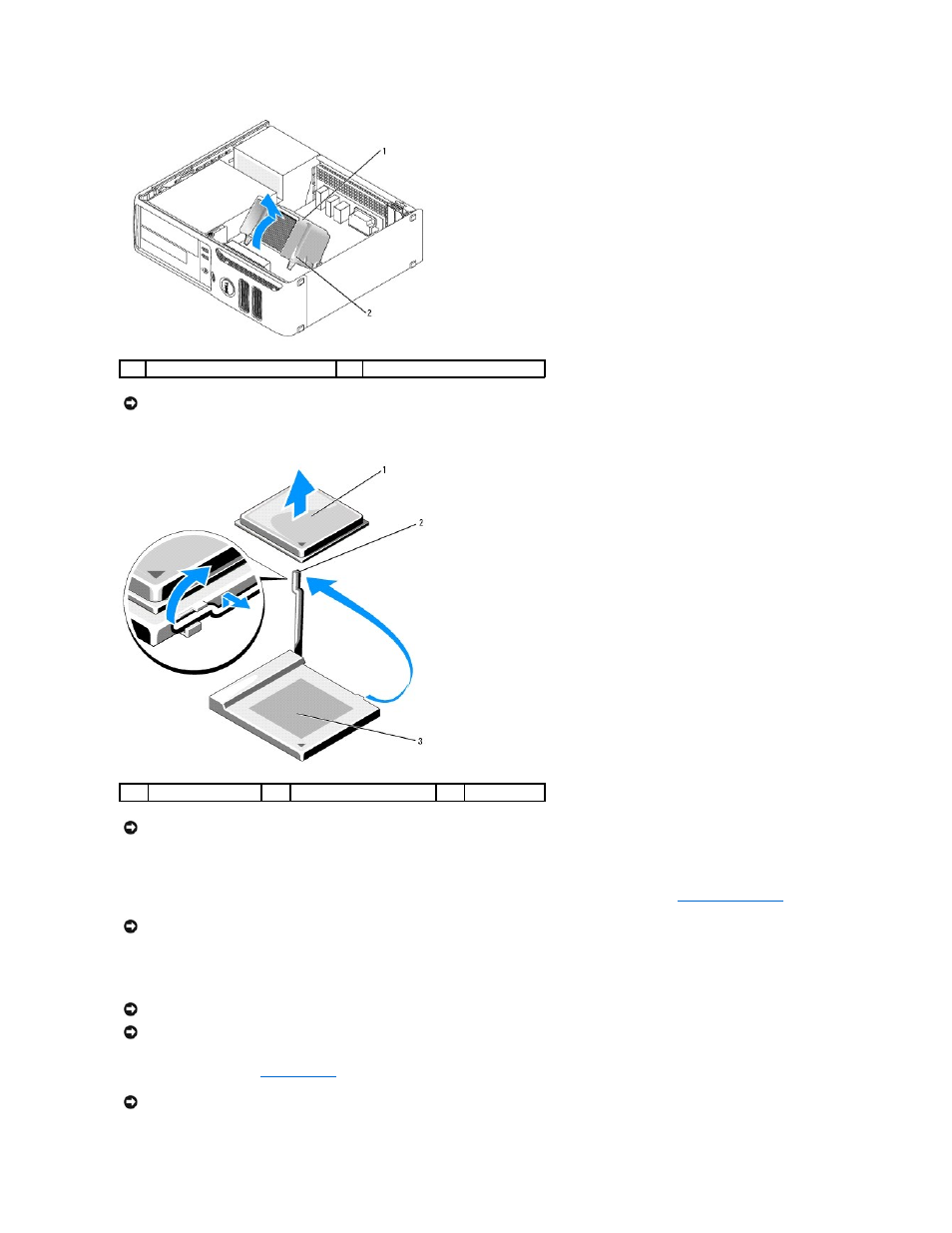 Installing the processor | Dell Dimension C521 User Manual | Page 25 / 50
