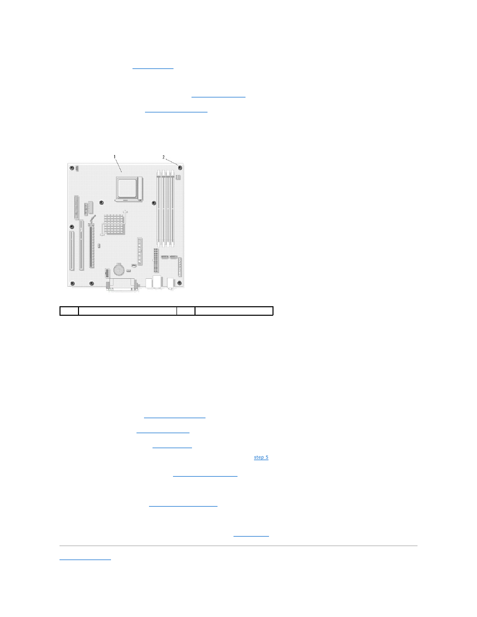 Replacing the system board | Dell Dimension C521 User Manual | Page 31 / 50