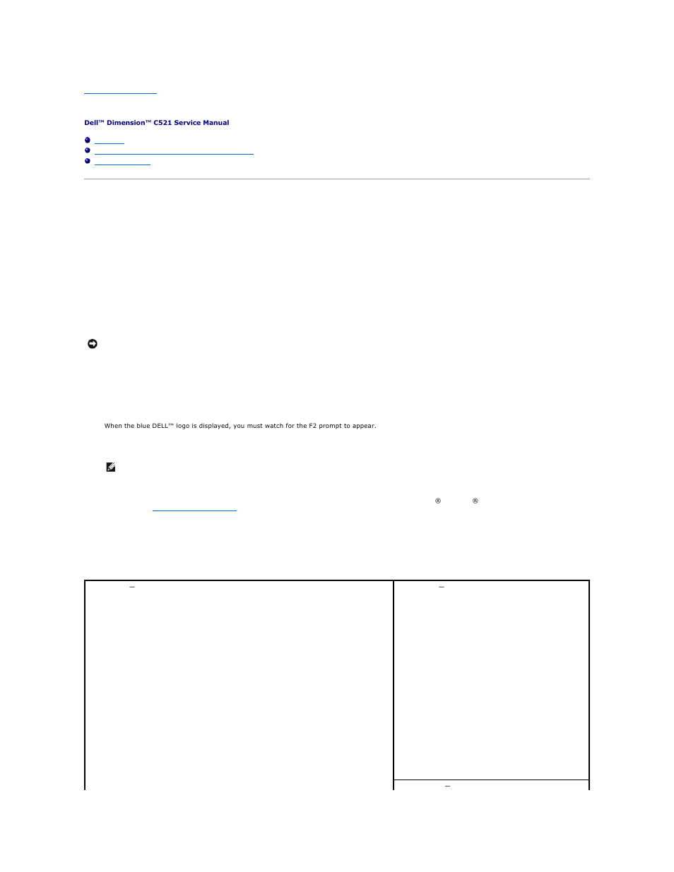 System setup, Overview, Entering system setup | Dell Dimension C521 User Manual | Page 36 / 50