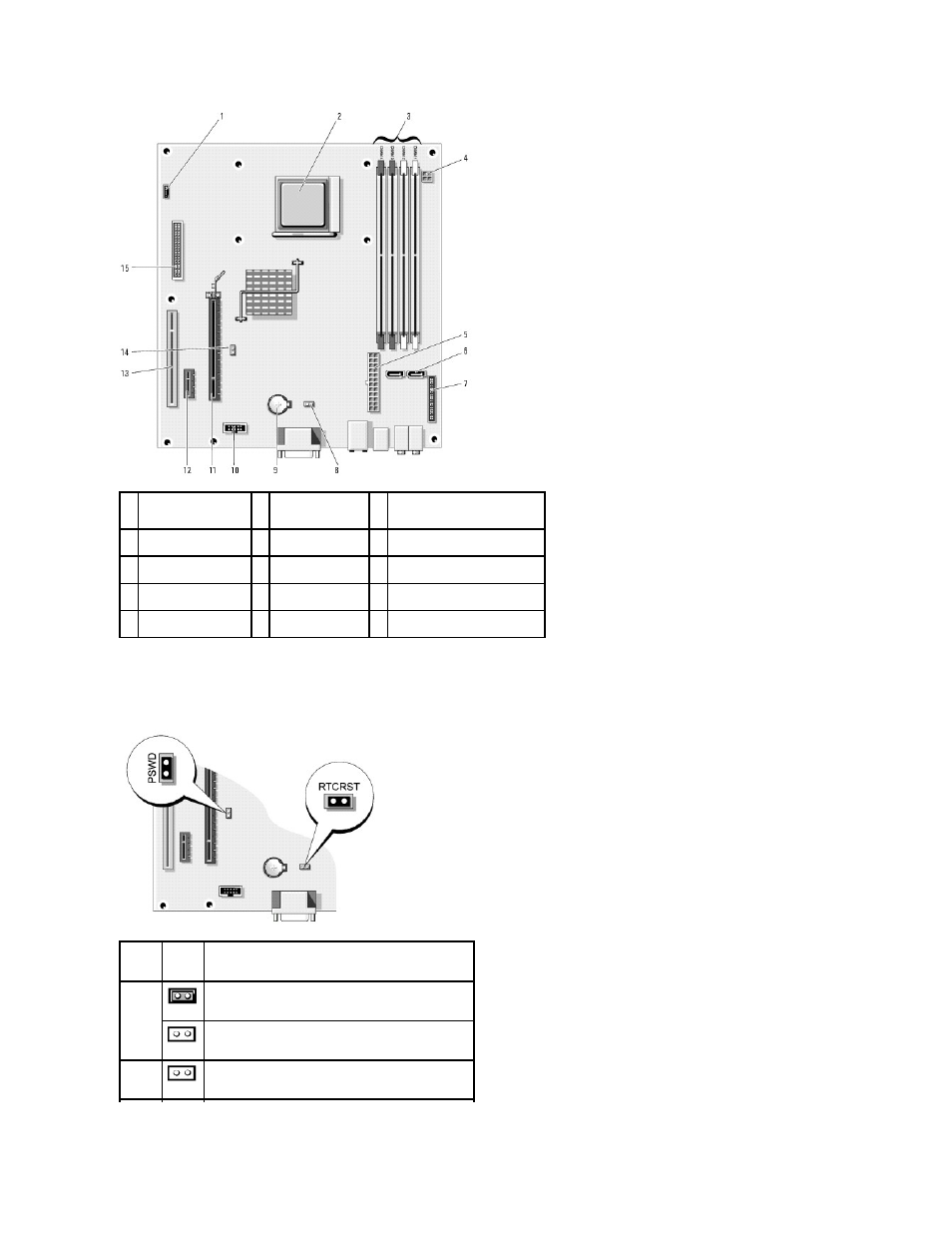 Jumper settings | Dell Dimension C521 User Manual | Page 43 / 50