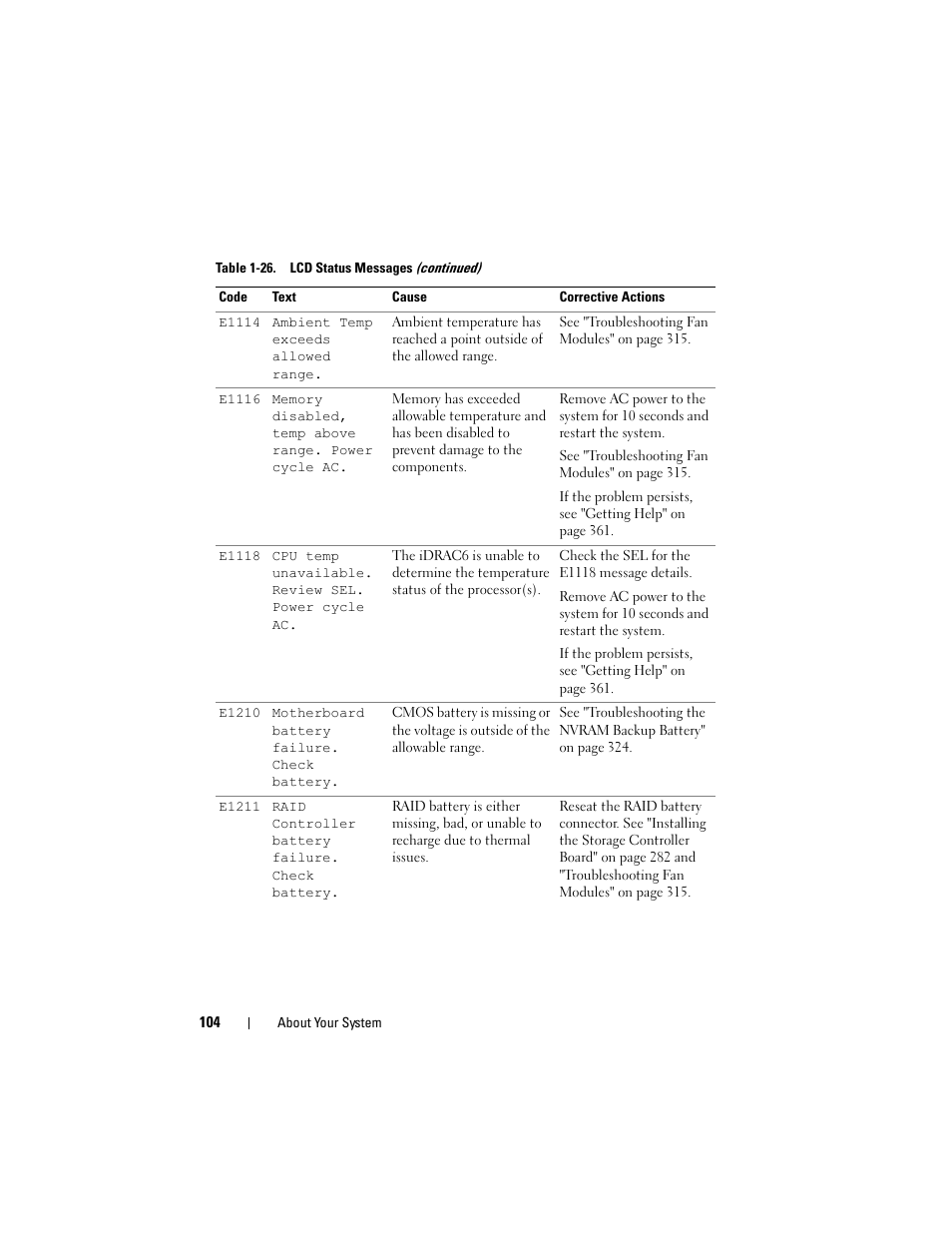 Dell PowerEdge M910 User Manual | Page 104 / 368