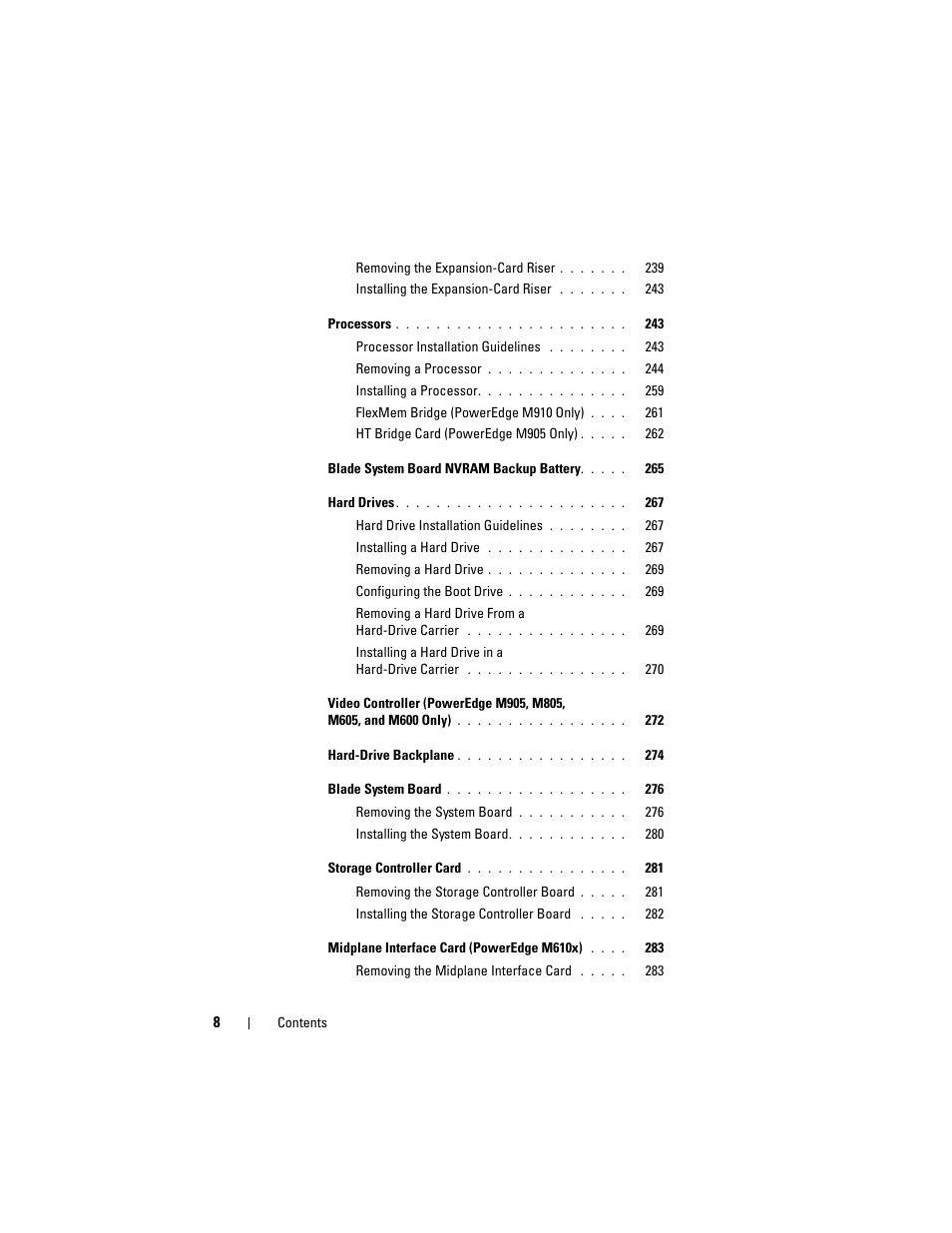 Dell PowerEdge M910 User Manual | Page 8 / 368