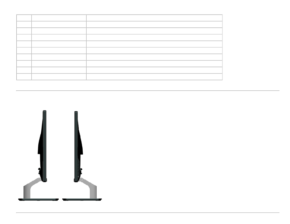 Side view | Dell S2340L Monitor User Manual | Page 6 / 44