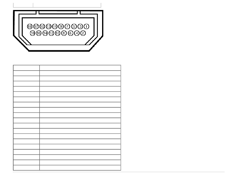 Hdmi connector | Dell S2340L Monitor User Manual | Page 9 / 44