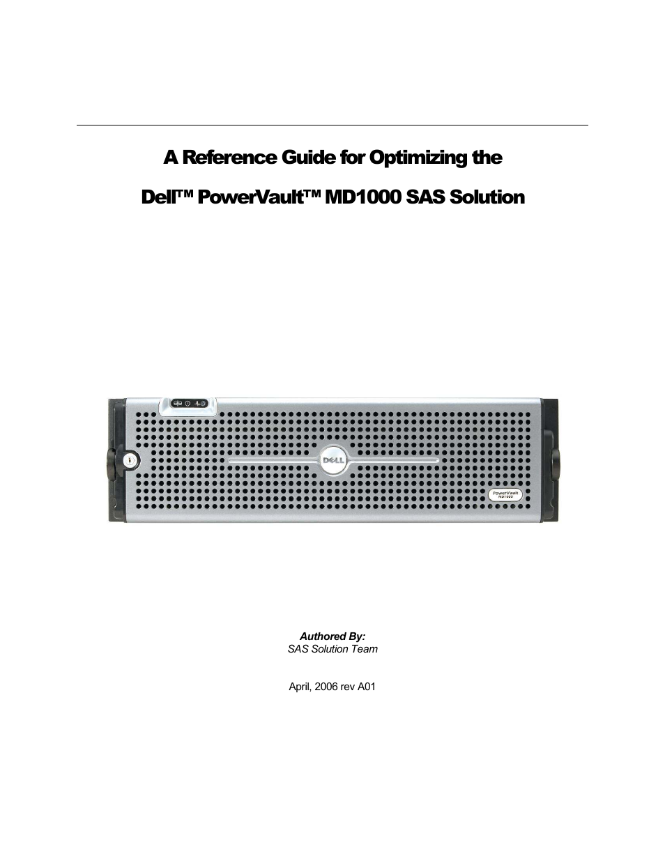 Dell POWERVAULT MD1000 User Manual | 35 pages