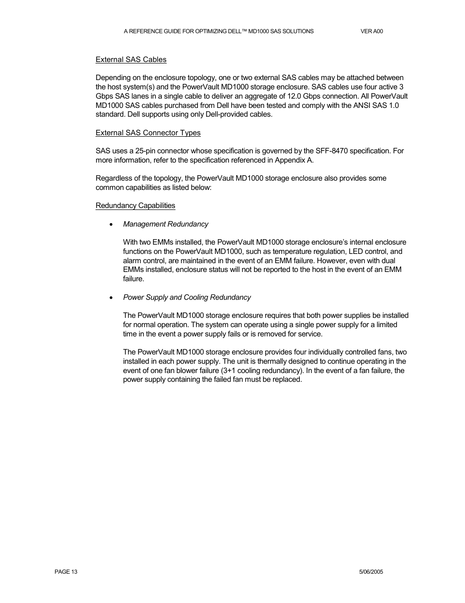 Dell POWERVAULT MD1000 User Manual | Page 13 / 35