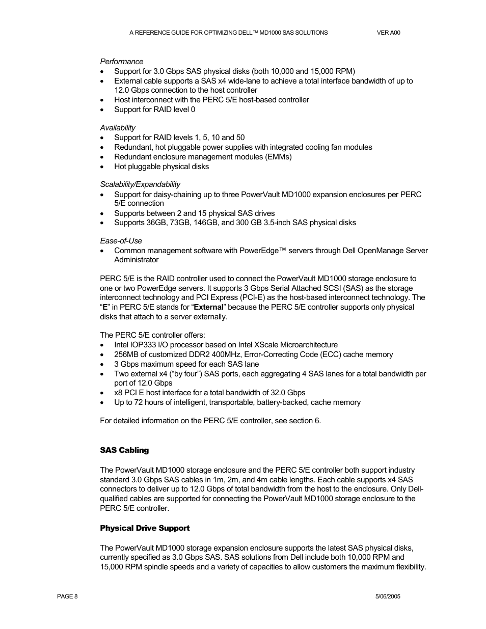 Dell POWERVAULT MD1000 User Manual | Page 8 / 35