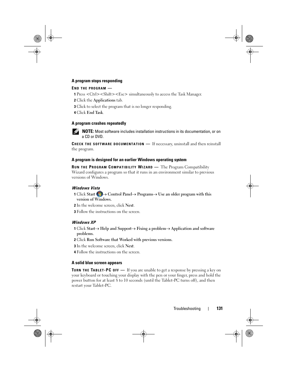 Dell Latitude XT (Late 2007) User Manual | Page 131 / 248