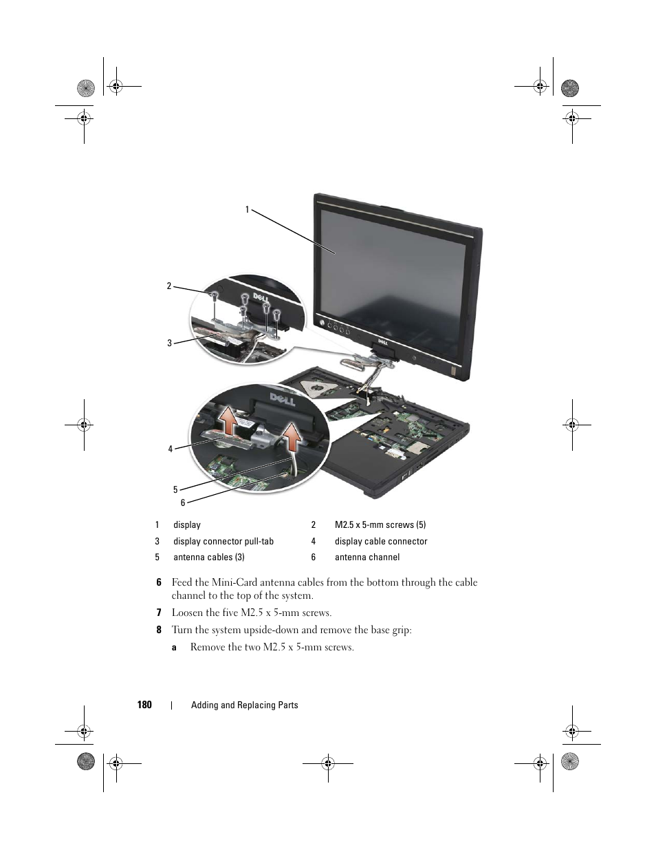 Dell Latitude XT (Late 2007) User Manual | Page 180 / 248