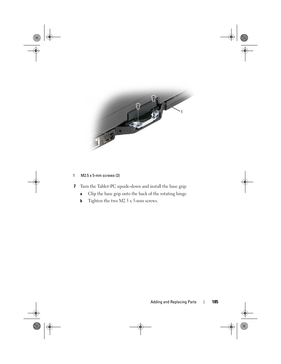 Dell Latitude XT (Late 2007) User Manual | Page 185 / 248