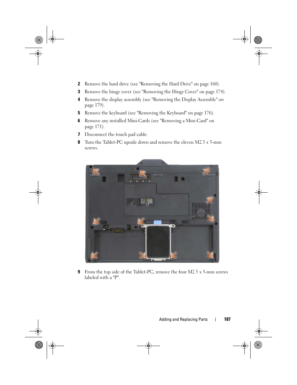 Dell Latitude XT (Late 2007) User Manual | Page 187 / 248