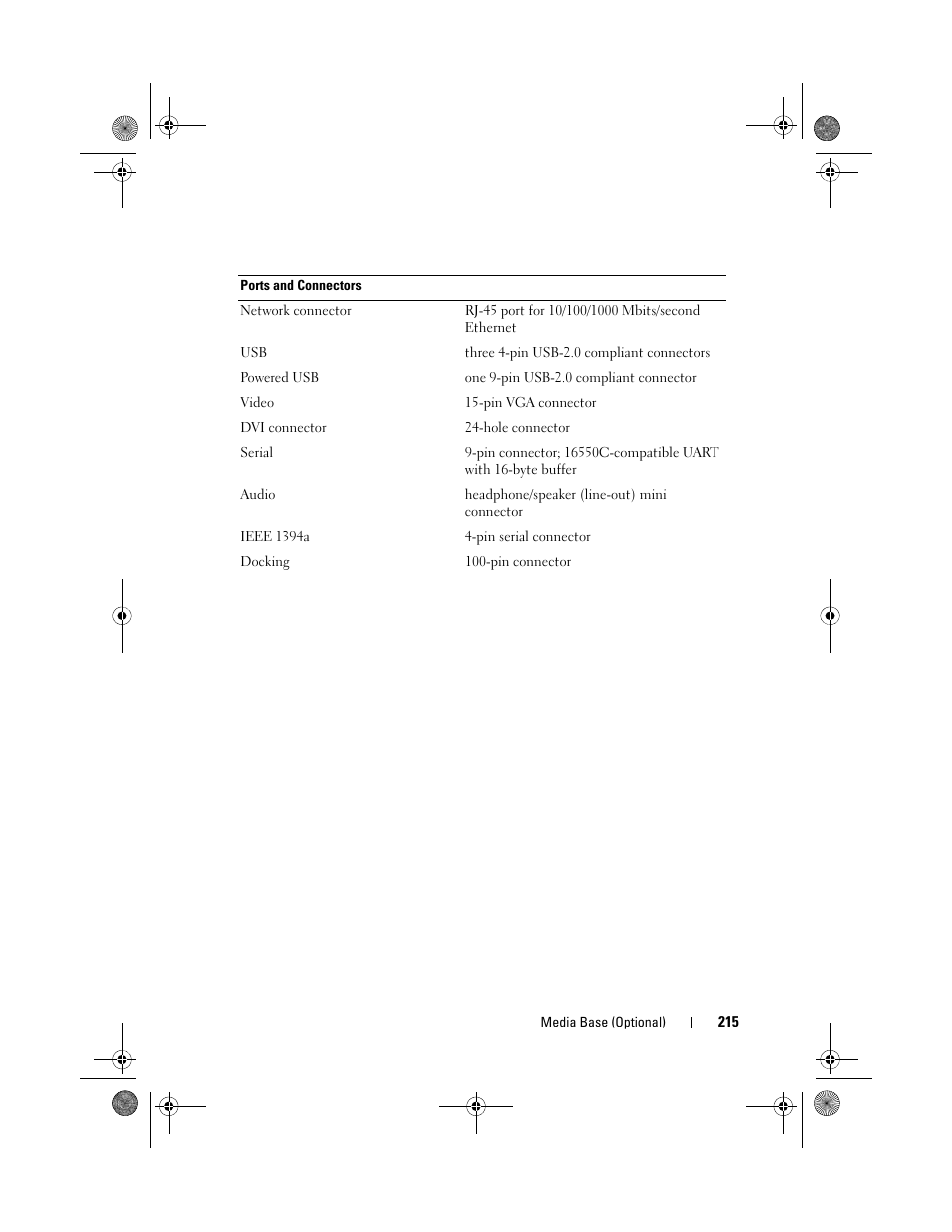 Dell Latitude XT (Late 2007) User Manual | Page 215 / 248