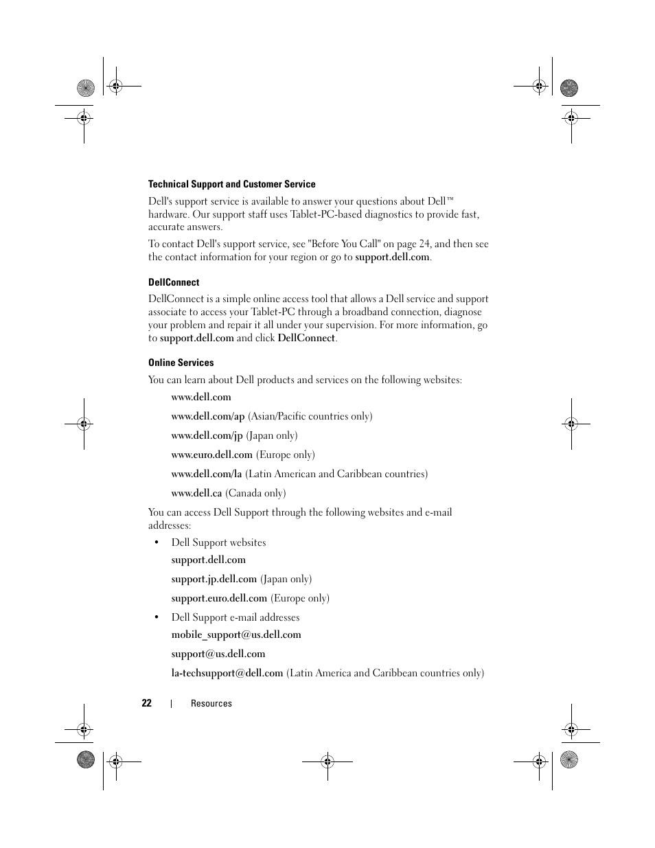 Dell Latitude XT (Late 2007) User Manual | Page 22 / 248