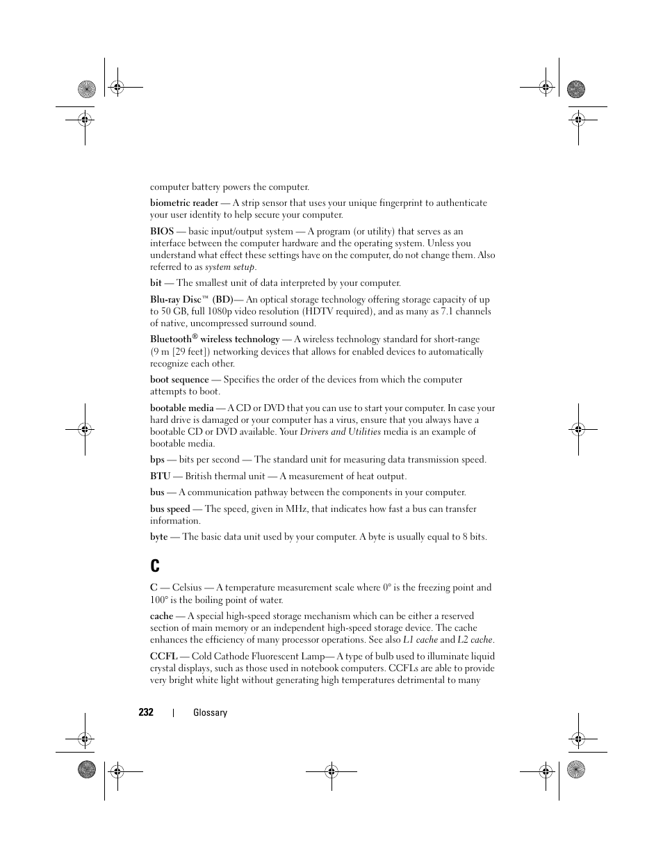 Dell Latitude XT (Late 2007) User Manual | Page 232 / 248