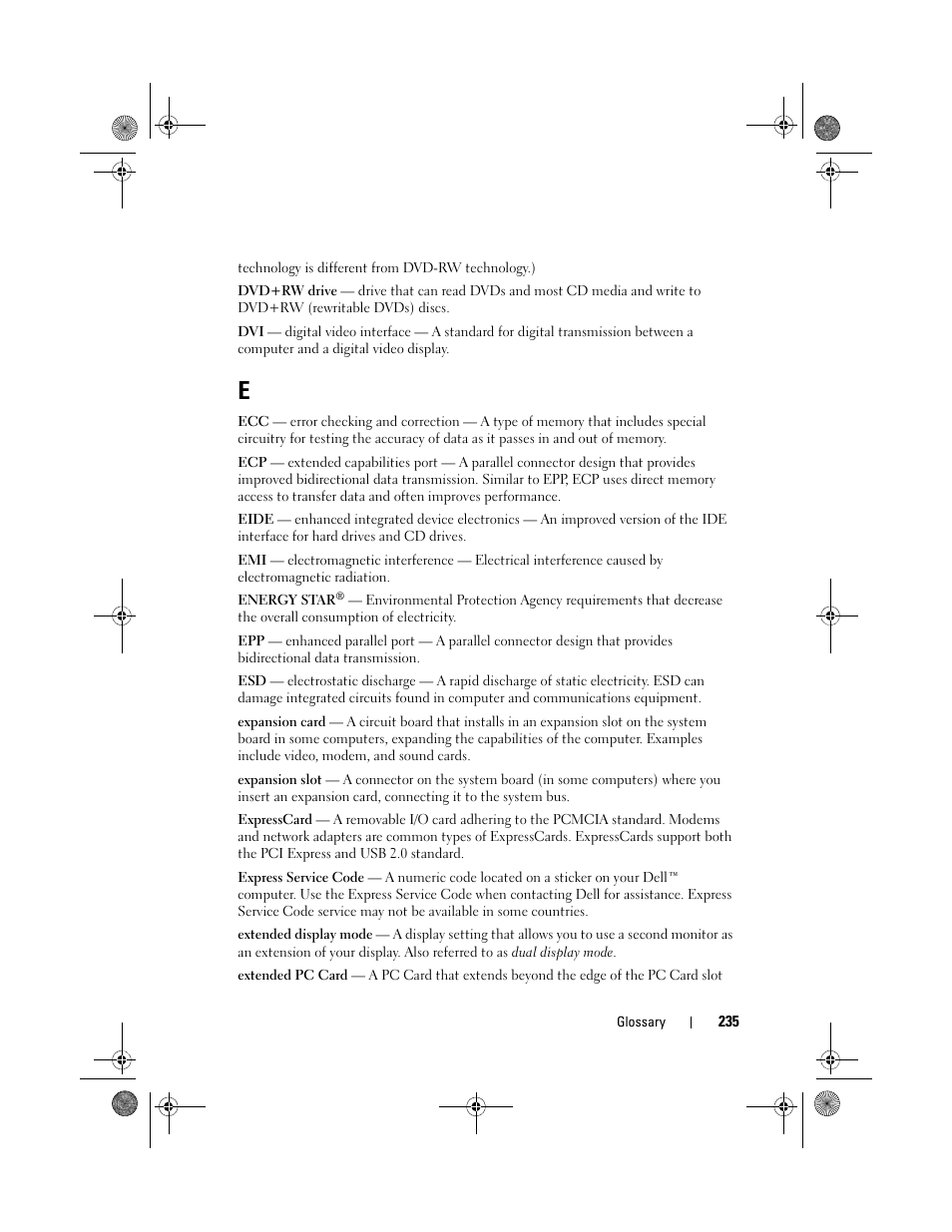 Dell Latitude XT (Late 2007) User Manual | Page 235 / 248