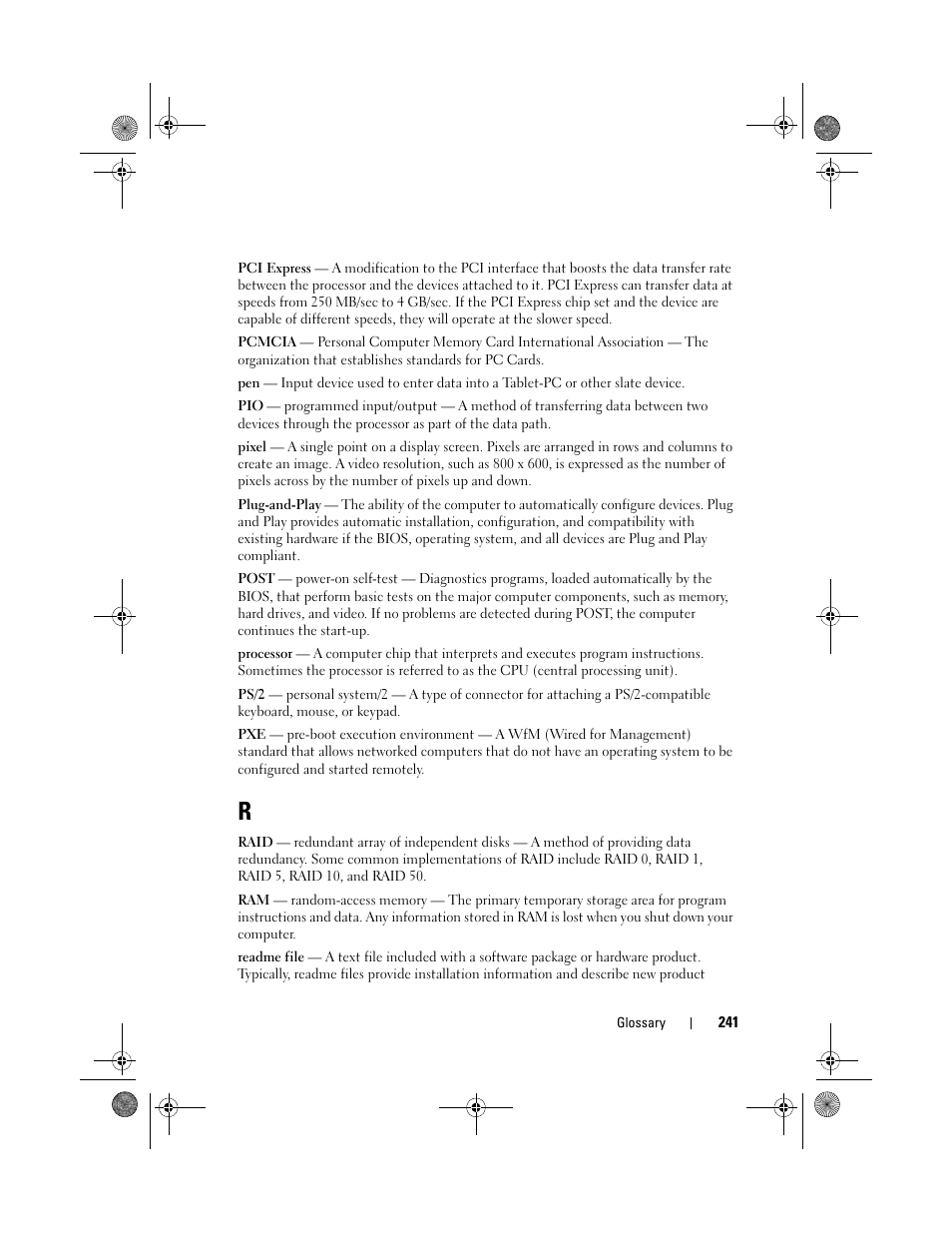 Dell Latitude XT (Late 2007) User Manual | Page 241 / 248