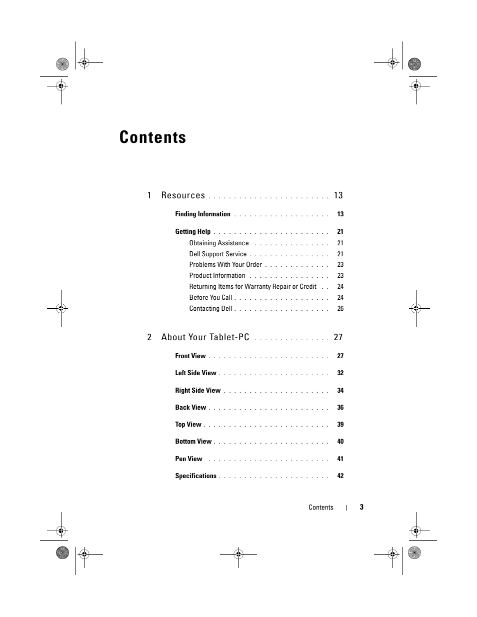 Dell Latitude XT (Late 2007) User Manual | Page 3 / 248