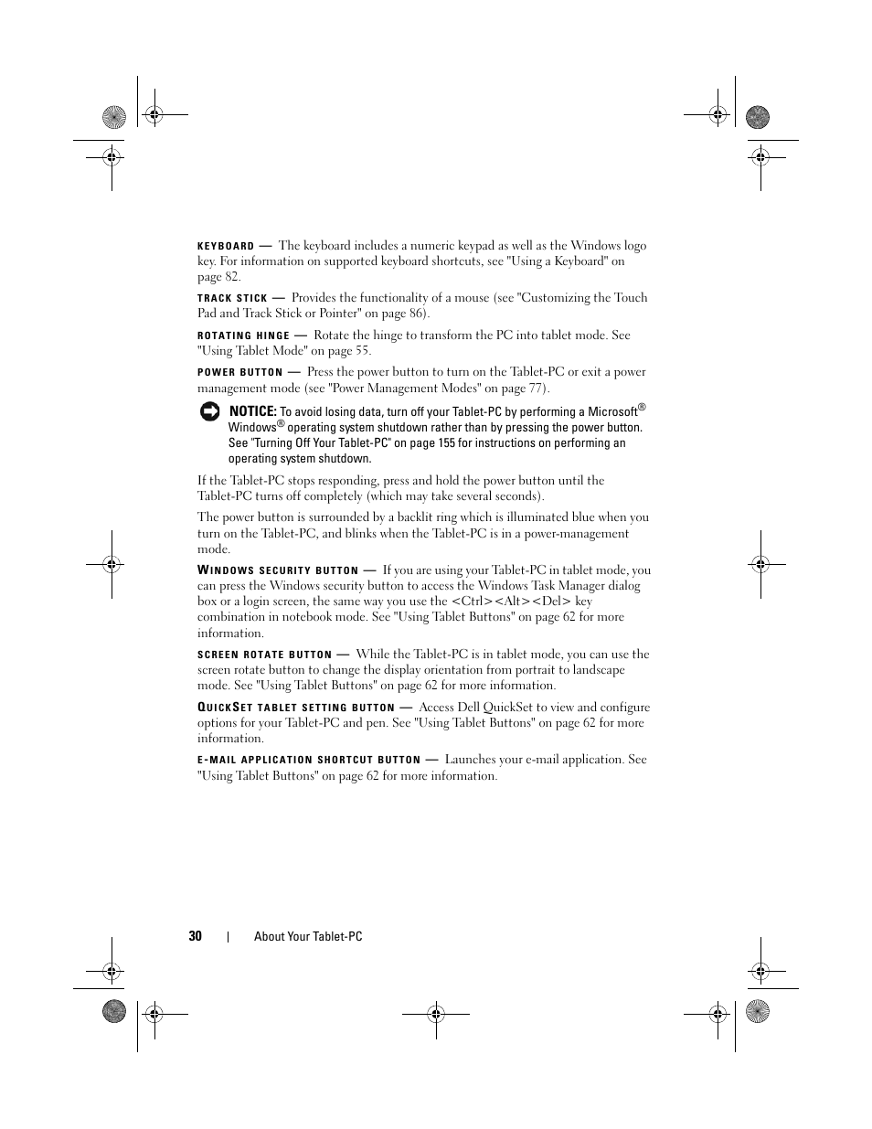 Dell Latitude XT (Late 2007) User Manual | Page 30 / 248