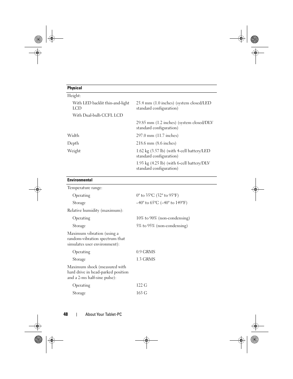 Dell Latitude XT (Late 2007) User Manual | Page 48 / 248