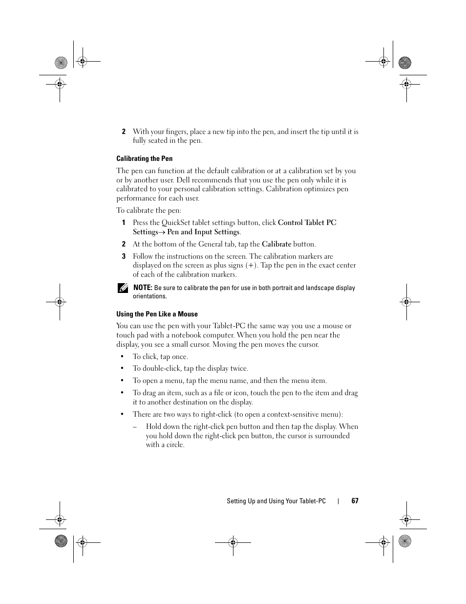 Dell Latitude XT (Late 2007) User Manual | Page 67 / 248