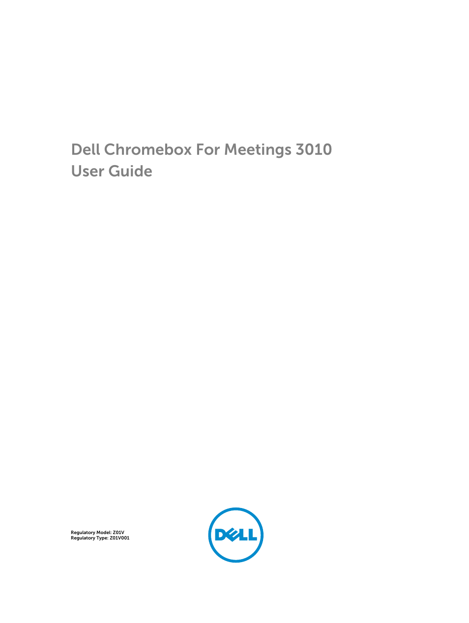 Dell ChromeBox For Meetings User Manual | 24 pages