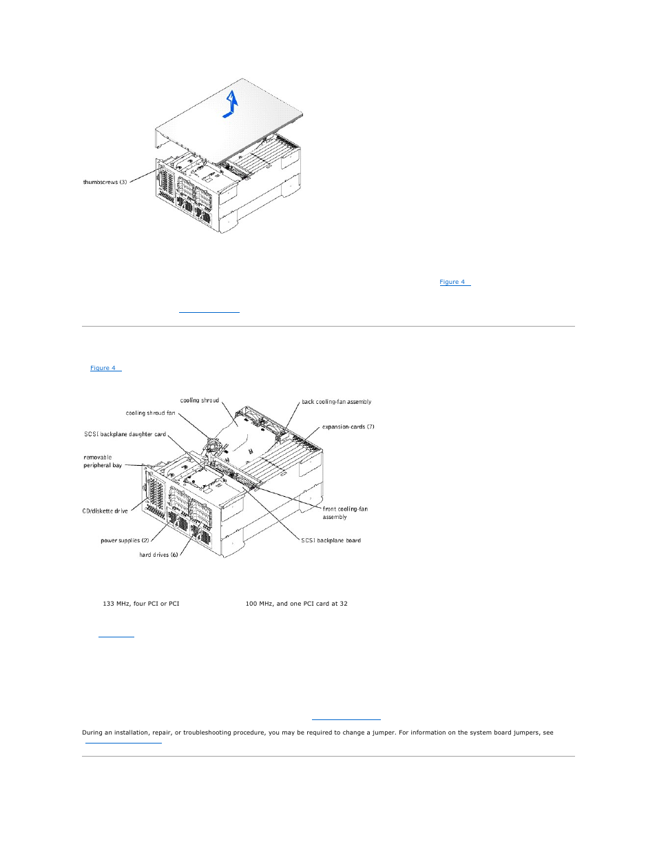 Inside the system, Replacing the cover | Dell PowerEdge 2600 User Manual | Page 28 / 61