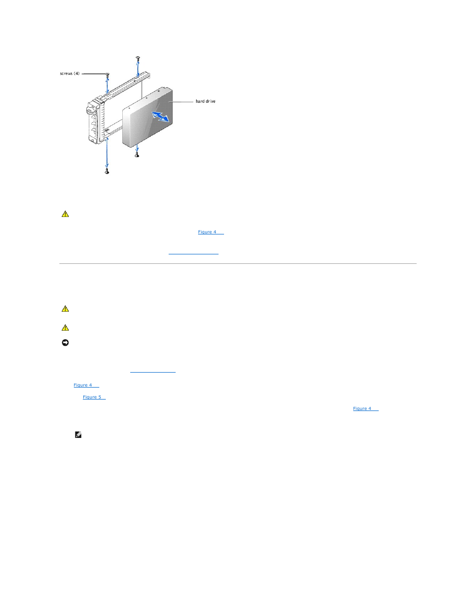 Activating the integrated raid controller, Optional integrated raid controller (see, Installing a hard drive on a carrier | Dell PowerEdge 2600 User Manual | Page 44 / 61
