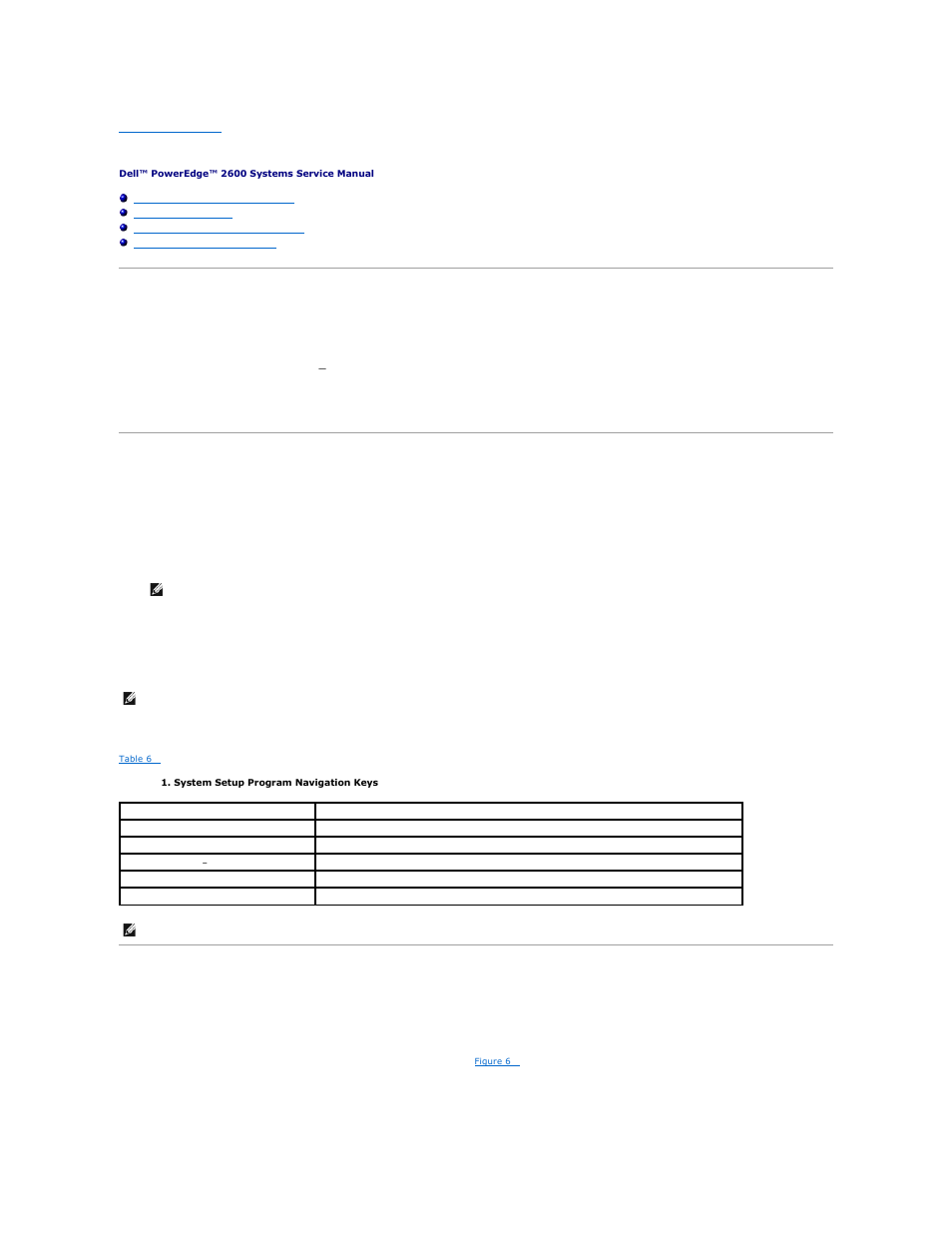 Using the system setup program, Entering the system setup program, System setup options | Responding to error messages, Main screen | Dell PowerEdge 2600 User Manual | Page 56 / 61
