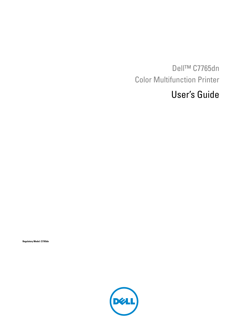 Dell C7765DN MFP Color Laser Printer User Manual | 831 pages