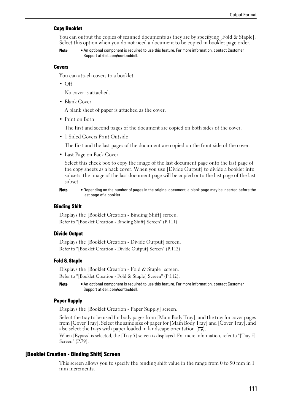 Dell C7765DN MFP Color Laser Printer User Manual | Page 111 / 831