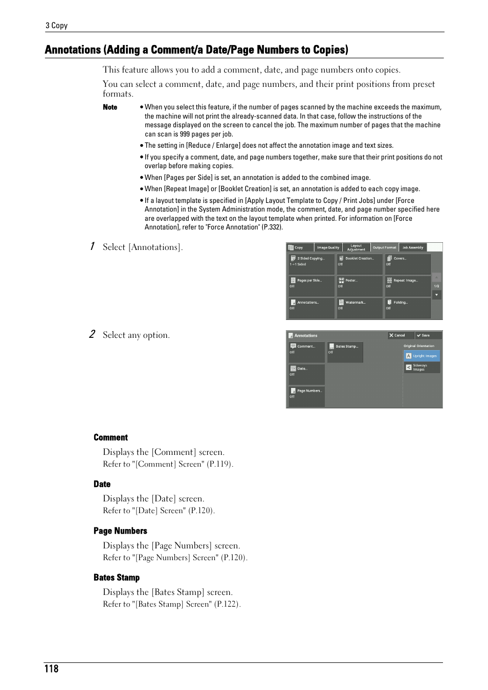Annotations (adding a comment/a | Dell C7765DN MFP Color Laser Printer User Manual | Page 118 / 831