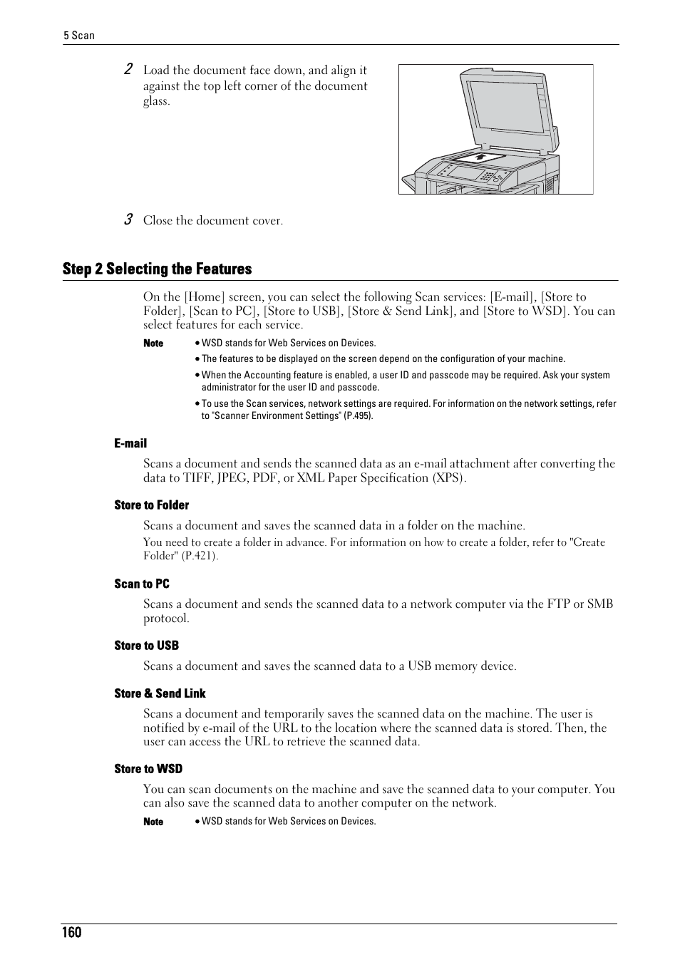 Step 2 selecting the features | Dell C7765DN MFP Color Laser Printer User Manual | Page 160 / 831