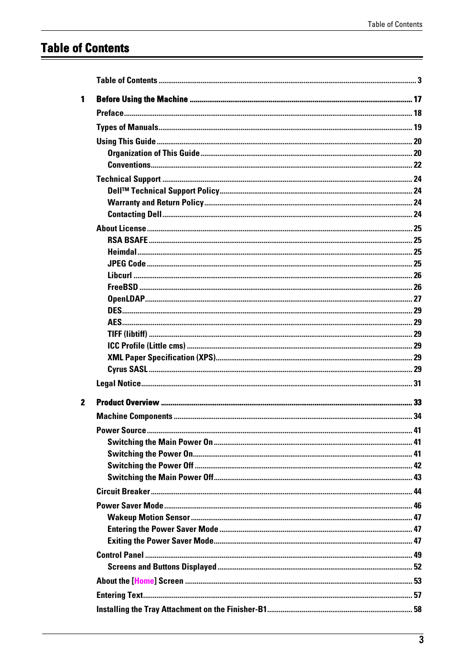 Dell C7765DN MFP Color Laser Printer User Manual | Page 3 / 831