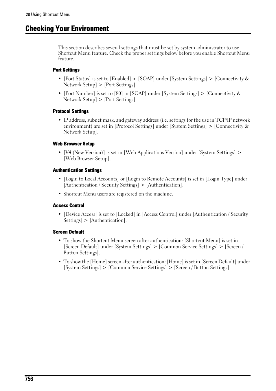 Checking your environment | Dell C7765DN MFP Color Laser Printer User Manual | Page 756 / 831
